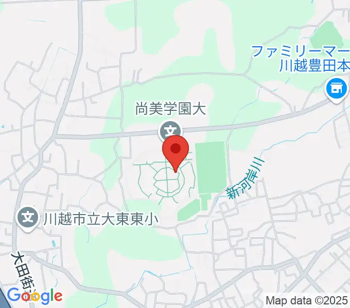 尚美学園大学の地図