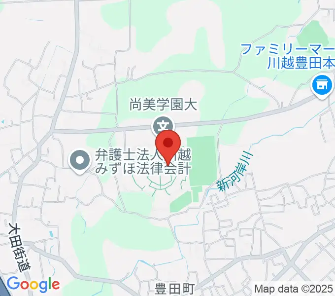 尚美学園大学の地図