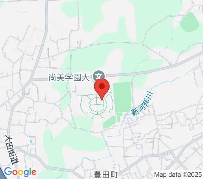 尚美学園大学の地図