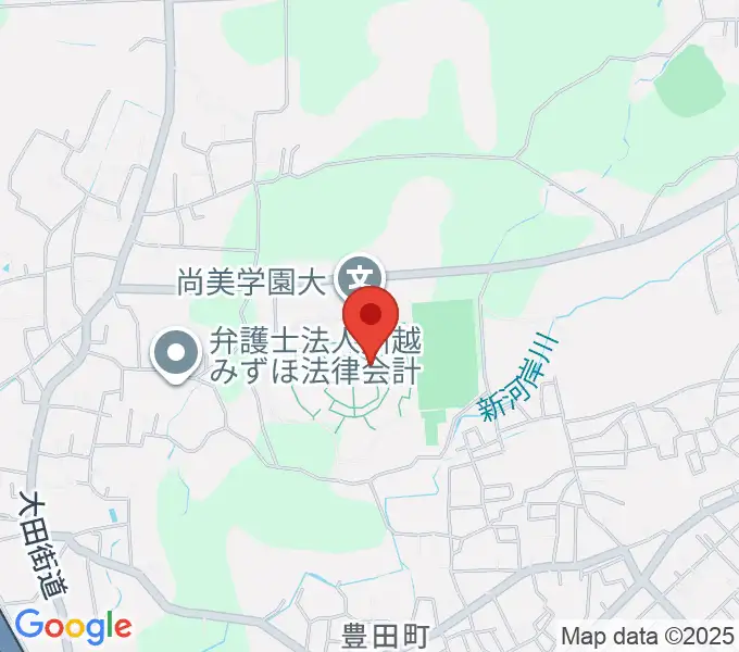 尚美学園大学の地図