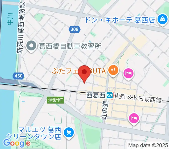 東京スクールオブミュージック&ダンス専門学校の地図