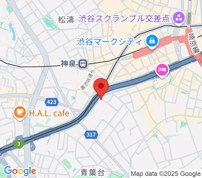 日本ピアノ調律・音楽学院の地図