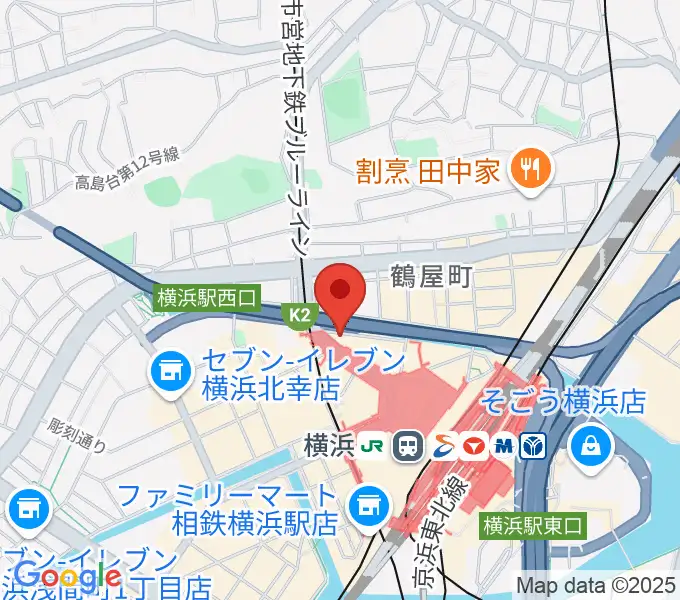 横浜音楽院の地図