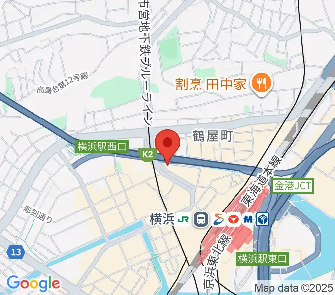 横浜音楽院の地図