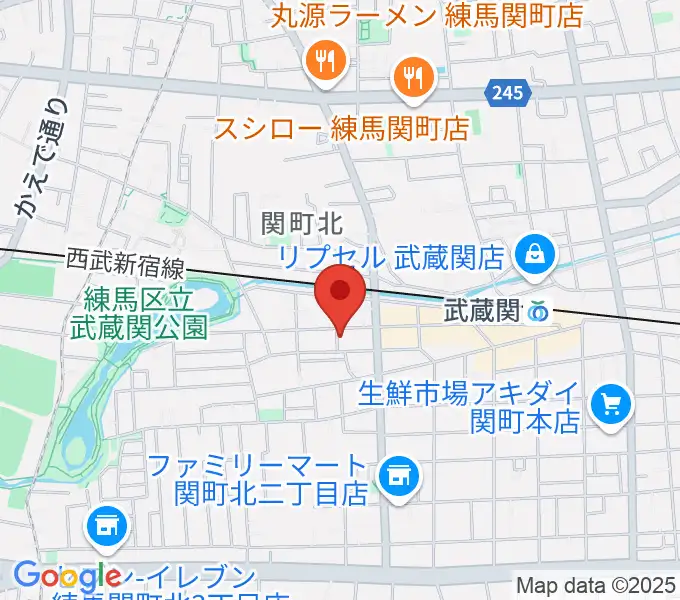 べっら・ぼーちぇ音楽院の地図