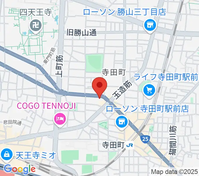 うえはミュージックフォレストの地図