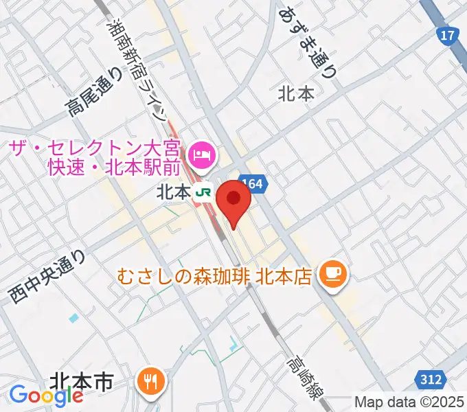 エクセラ・カルチャースクールの地図