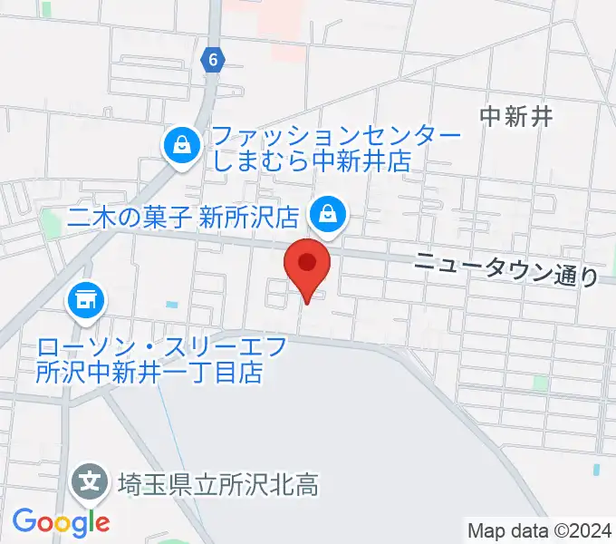 市川みどり音楽教室の地図