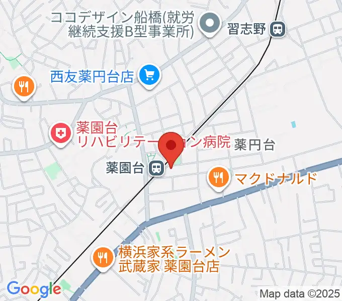 西村音楽アカデミーの地図