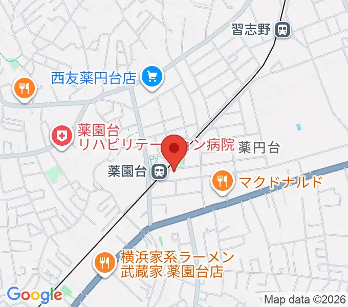 西村音楽アカデミーの地図