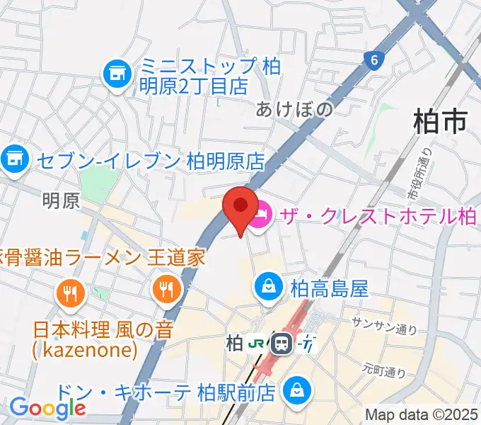 フォリア・ミュージックルームの地図