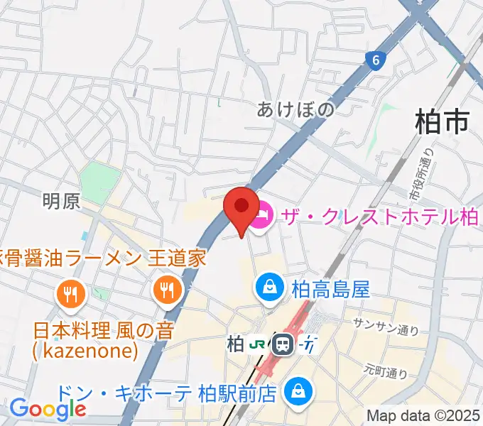 フォリア・ミュージックルームの地図