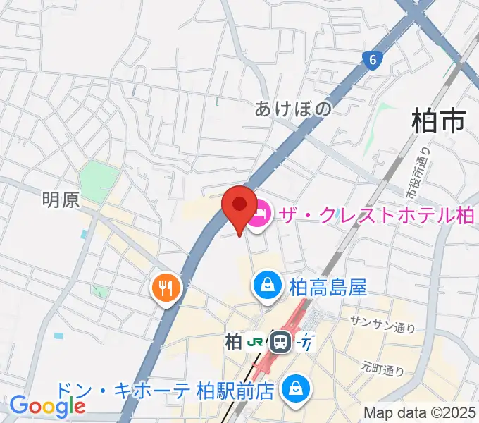 フォリア・ミュージックルームの地図