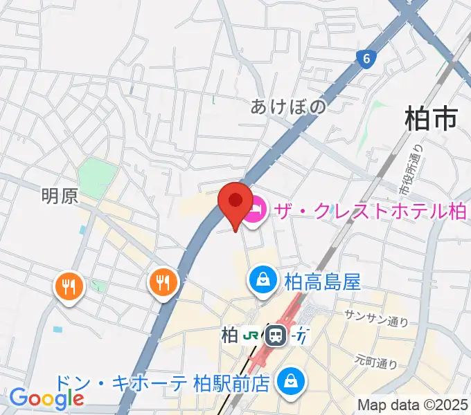 フォリア・ミュージックルームの地図