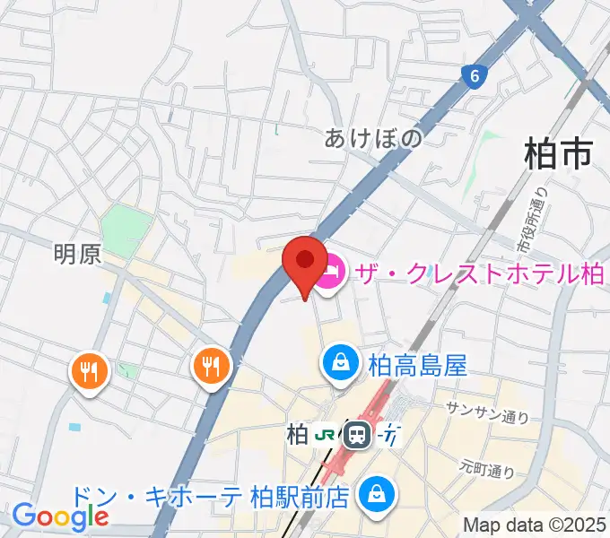フォリア・ミュージックルームの地図