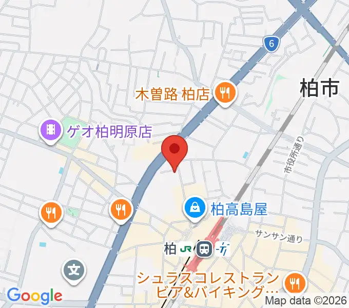 フォリア・ミュージックルームの地図