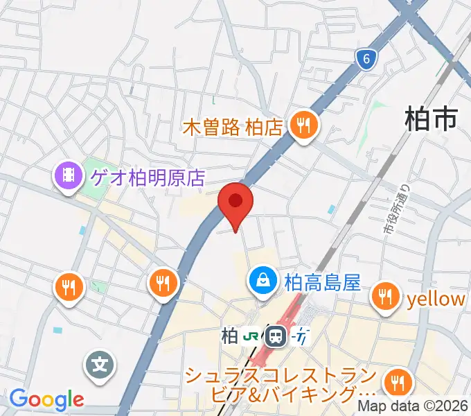 フォリア・ミュージックルームの地図