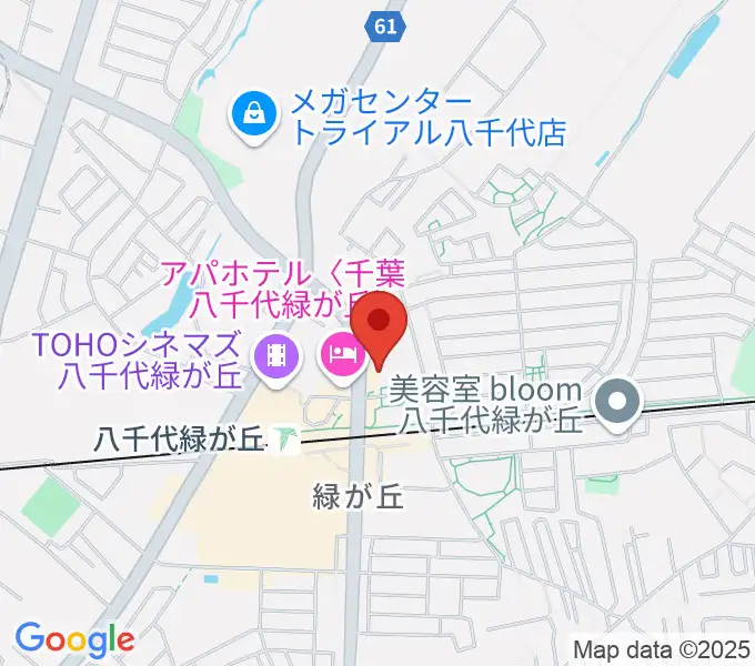 鈴木誠ギター教室の地図