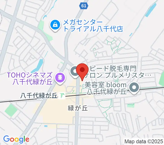 鈴木誠ギター教室の地図