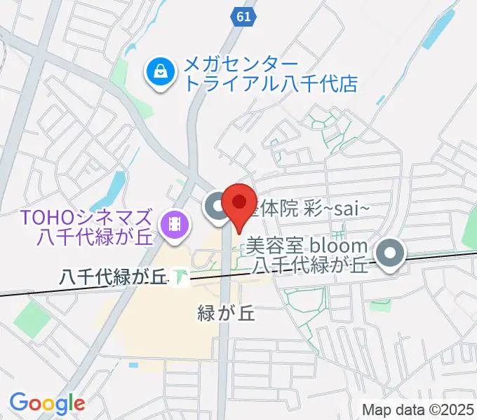 鈴木誠ギター教室の地図