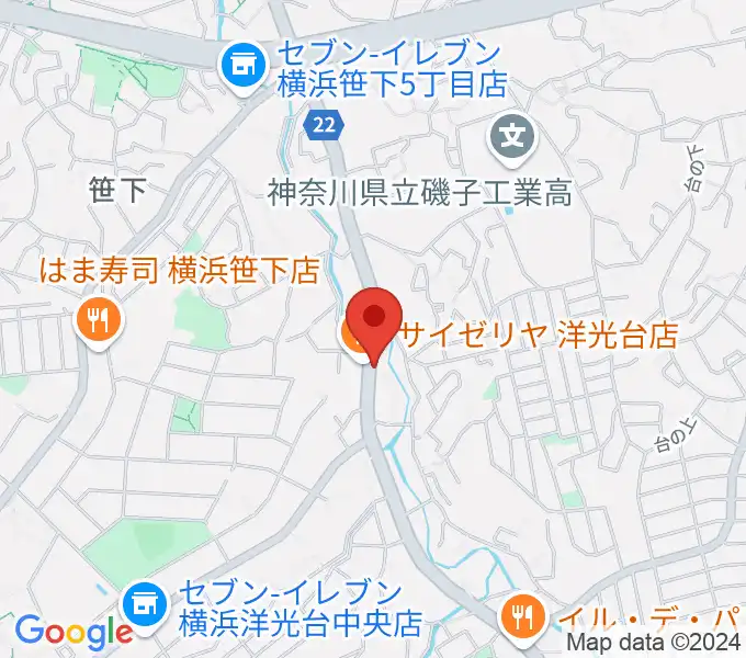 めぐみ音楽館の地図