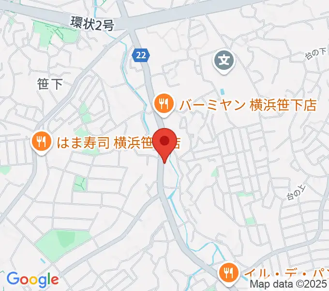 めぐみ音楽館の地図