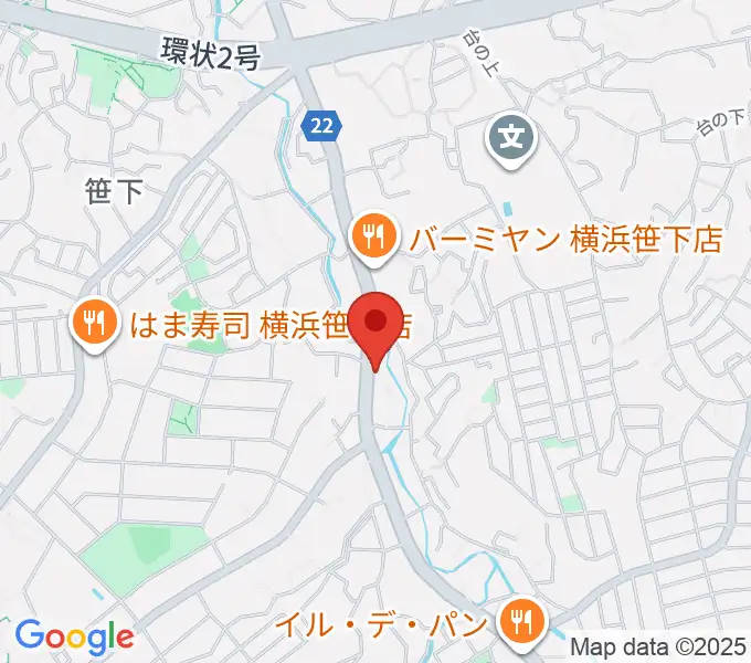 めぐみ音楽館の地図