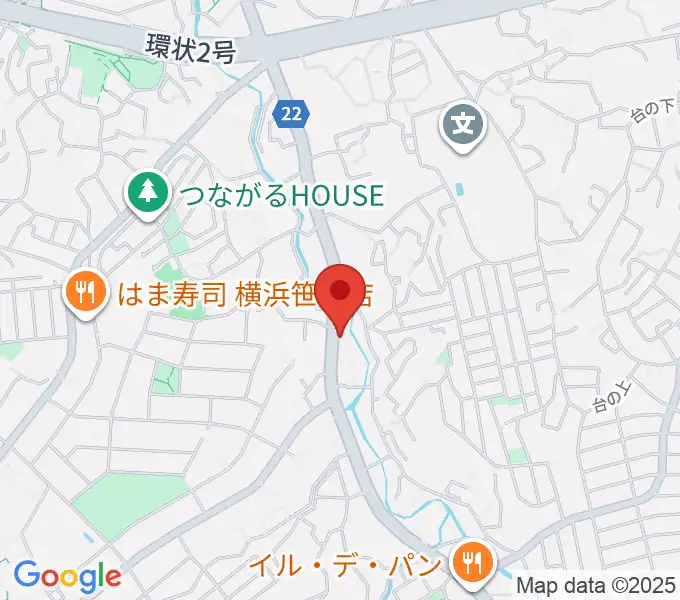 めぐみ音楽館の地図
