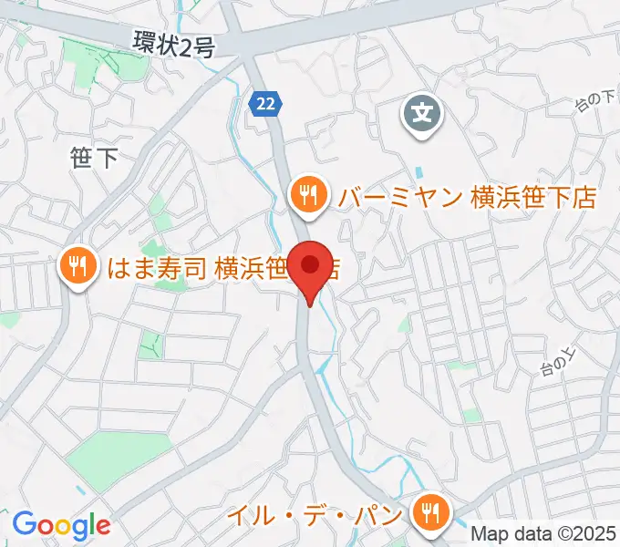 めぐみ音楽館の地図