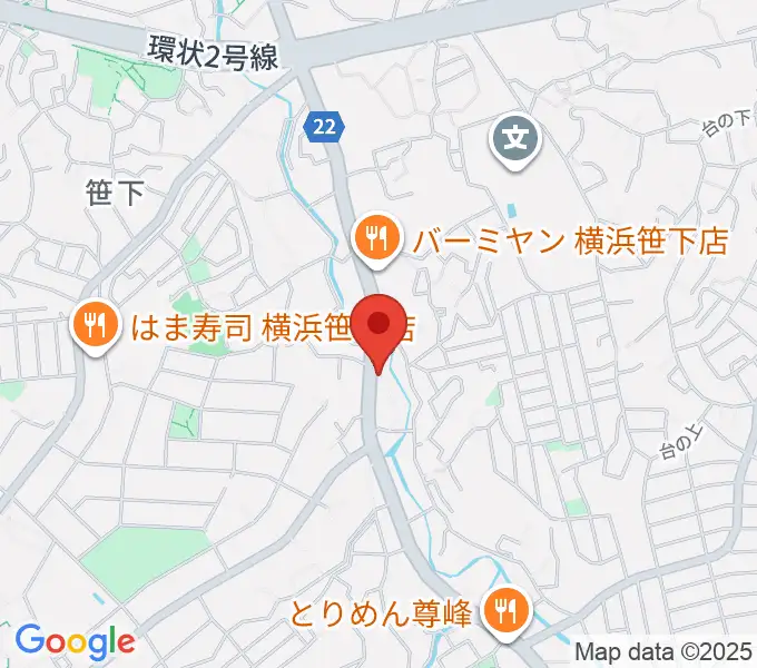 めぐみ音楽館の地図