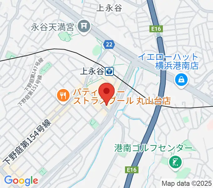 平山音楽院 上永谷本校の地図