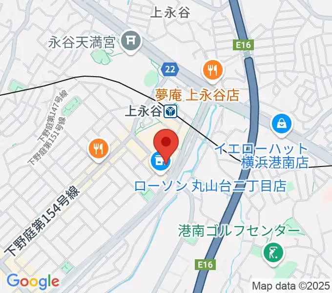 平山音楽院 上永谷本校の地図