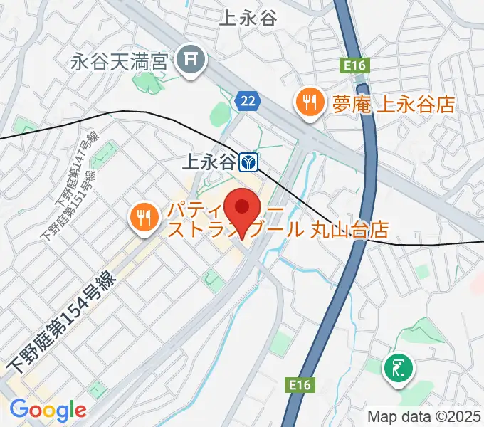 平山音楽院 上永谷本校の地図