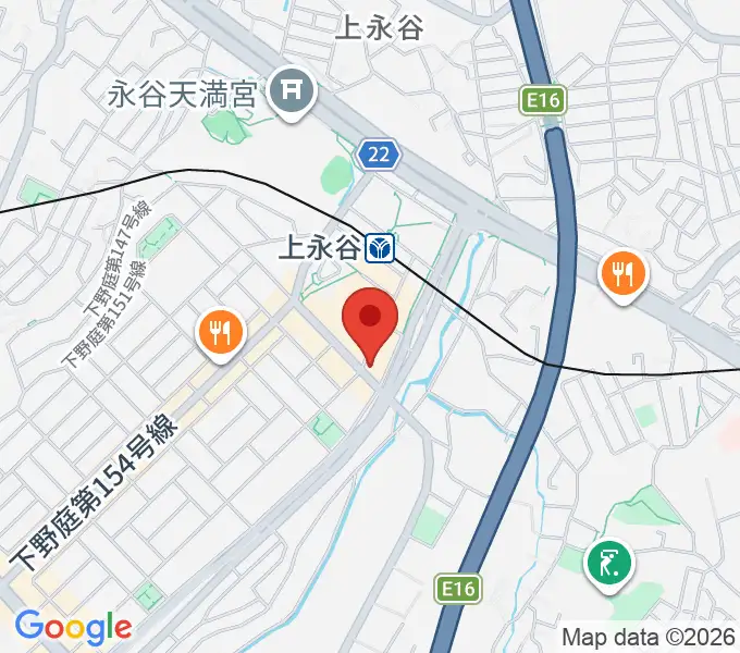 平山音楽院 上永谷本校の地図