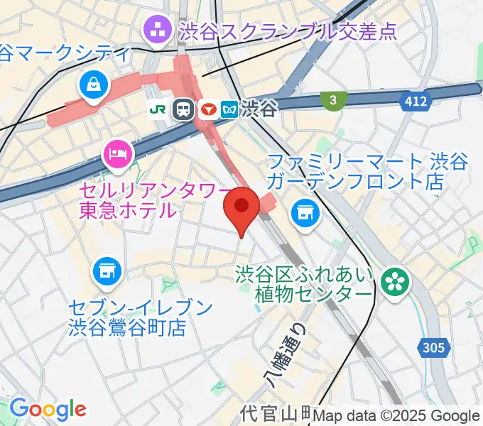ヴァーヴミュージックスクールの地図