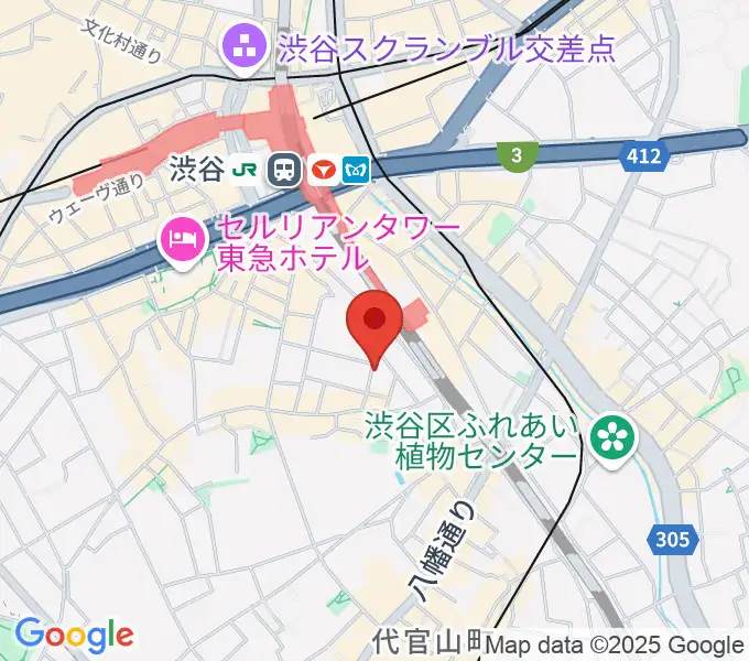 ヴァーヴミュージックスクールの地図