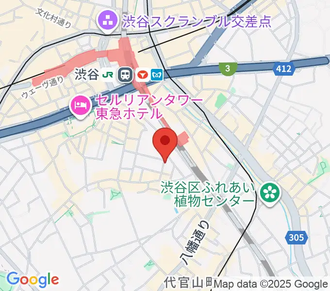 ヴァーヴミュージックスクールの地図