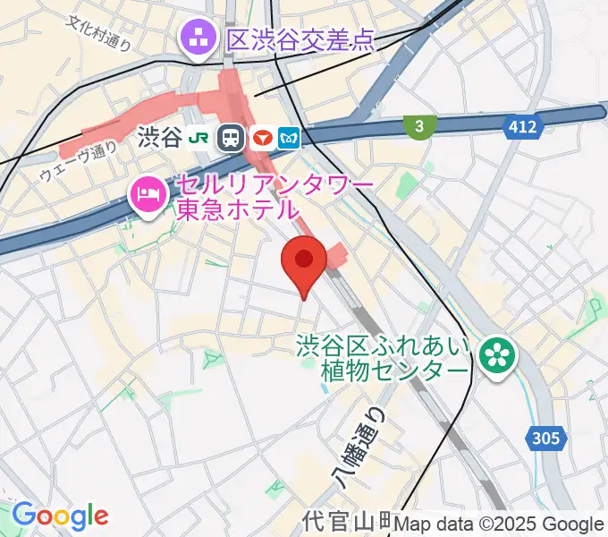 ヴァーヴミュージックスクールの地図