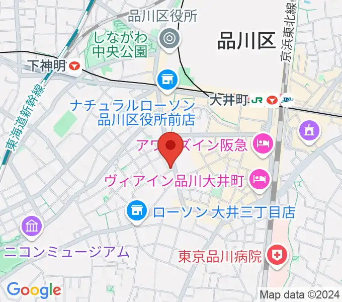 ソノリテミュージックの地図