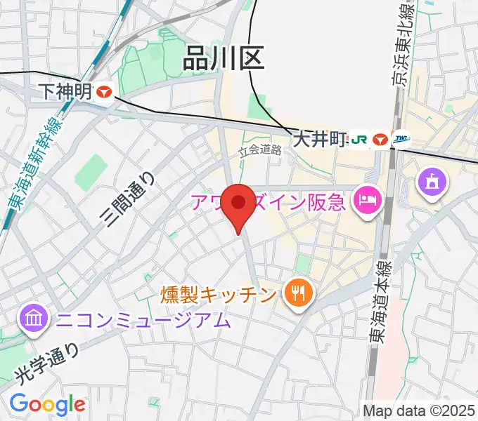 ソノリテミュージックの地図