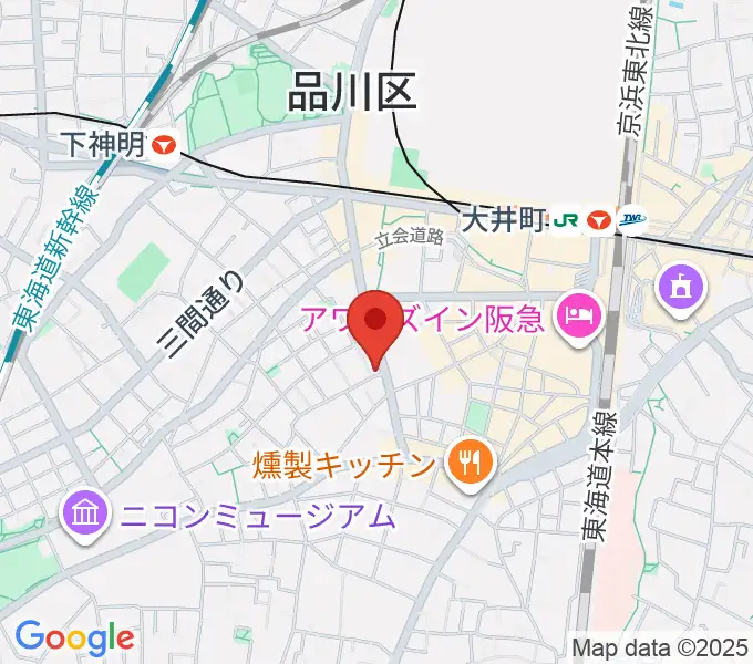 ソノリテミュージックの地図