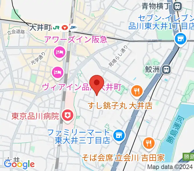 天華二胡学院の地図