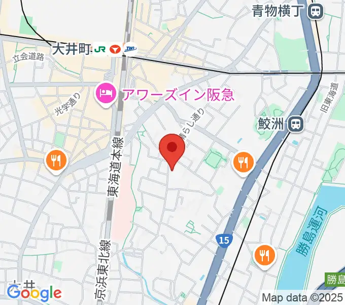 天華二胡学院の地図
