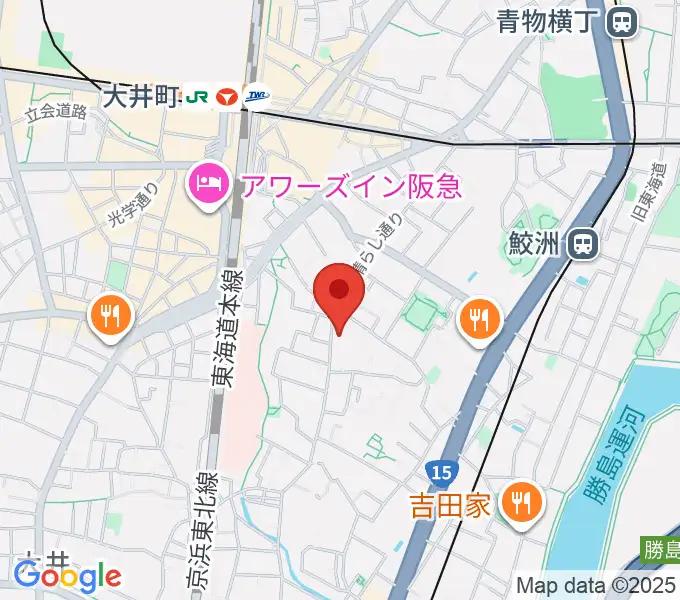 天華二胡学院の地図