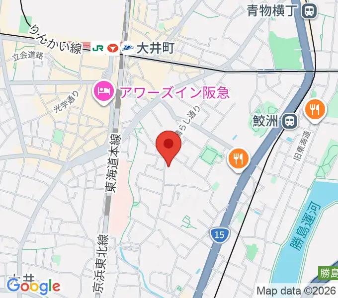 天華二胡学院の地図