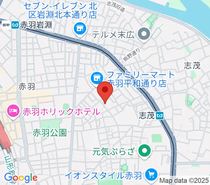 ドルチェ音楽学園の地図