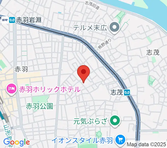 ドルチェ音楽学園の地図