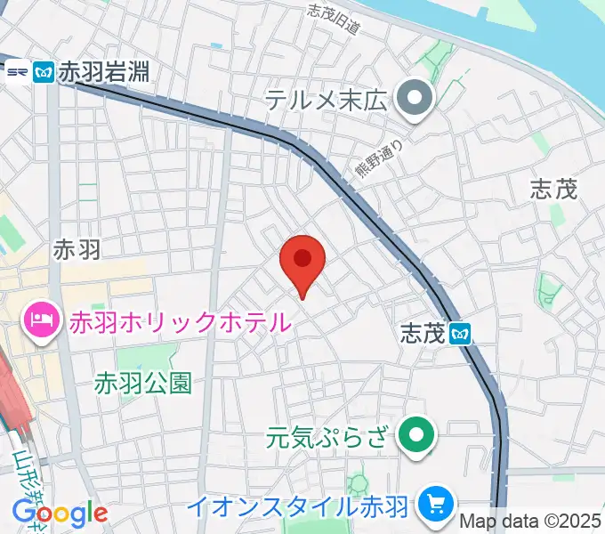 ドルチェ音楽学園の地図