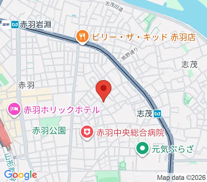 ドルチェ音楽学園の地図