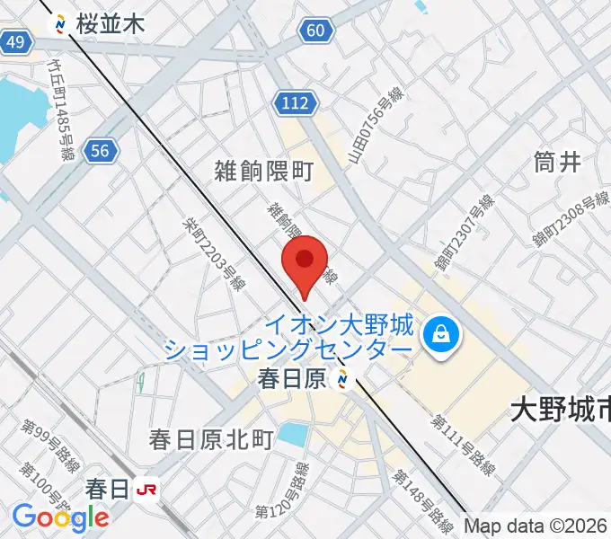 jmc音楽教室の地図